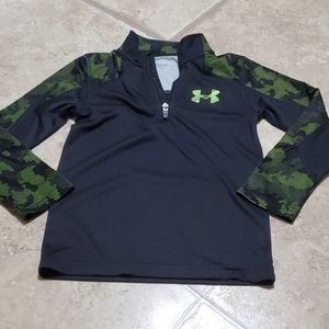 Under Armour Boy's 3/4 Zip Top, Sz 7